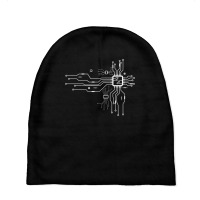 Cpu Heart Chipset Board Electrical Electronic Engineer Long Sleeve T S Baby Beanies | Artistshot