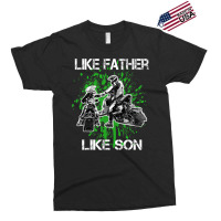 Snowmobile Father Like Son Snowcross Christmas Gift Exclusive T-shirt | Artistshot