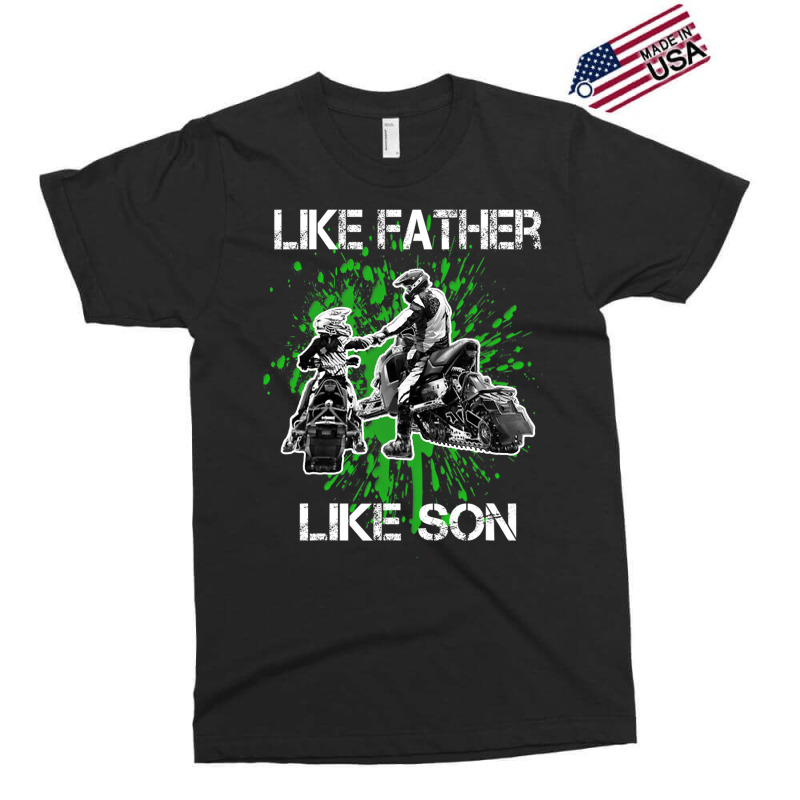 Snowmobile Father Like Son Snowcross Christmas Gift Exclusive T-shirt | Artistshot