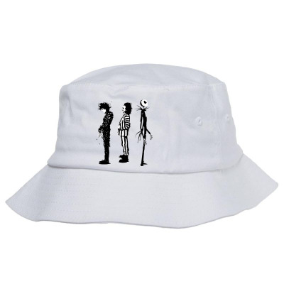 Edward, Beetlejuice, Jack Bucket Hat Designed By Sbm052017