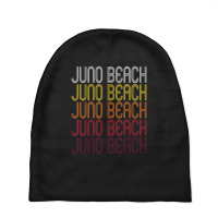 Juno Beach, Fl Vintage Style Florida Baby Beanies | Artistshot