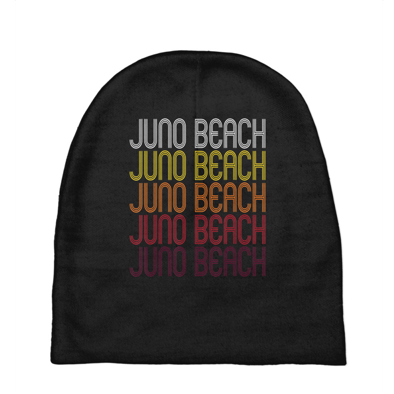 Juno Beach, Fl Vintage Style Florida Baby Beanies | Artistshot