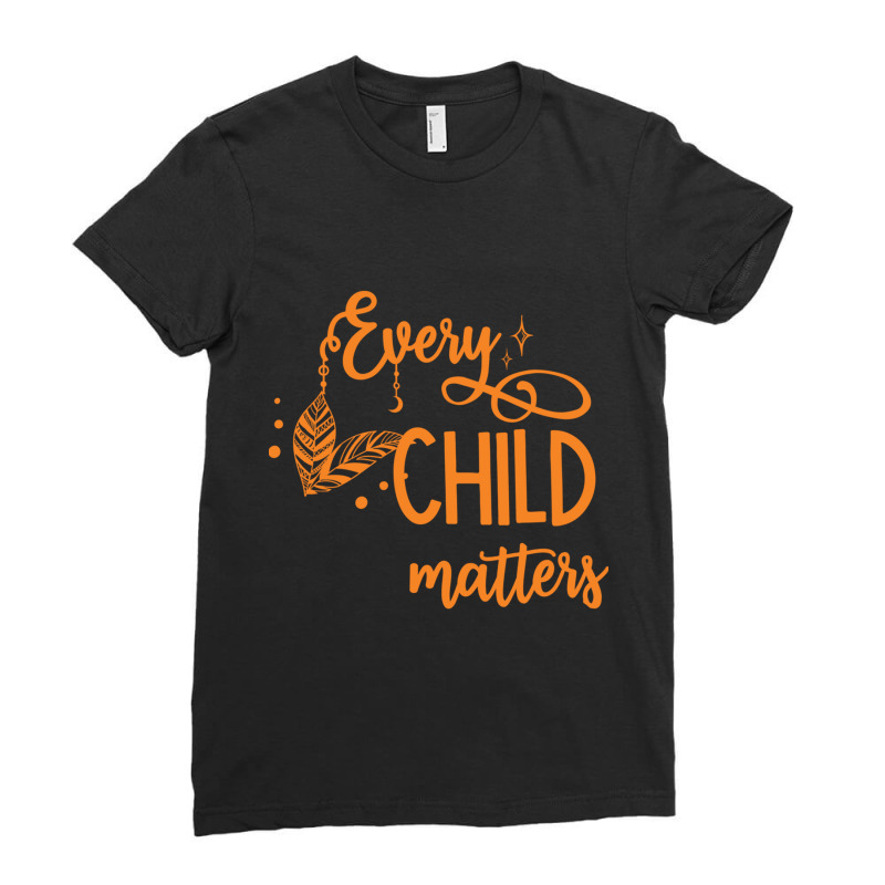 Portion Donated! Every Child Matters Ladies Fitted T-Shirt by JULIUSGERADEAU | Artistshot