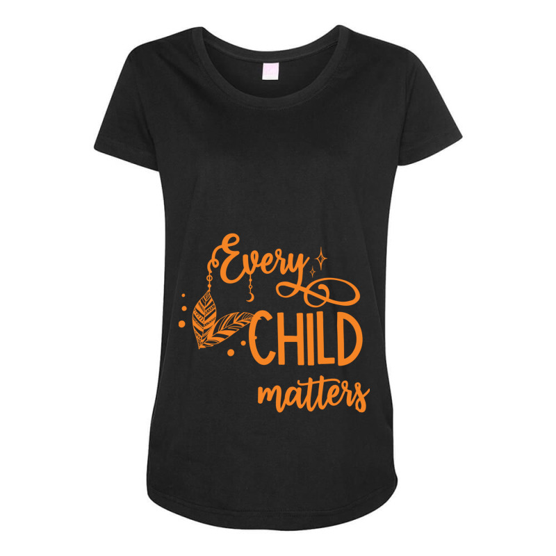 Portion Donated! Every Child Matters Maternity Scoop Neck T-shirt by JULIUSGERADEAU | Artistshot