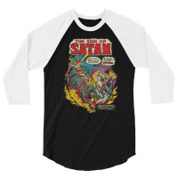 Satans Son, Satans Son Art, Satans Son Painting, Satans Son Vintage, T 3/4 Sleeve Shirt | Artistshot