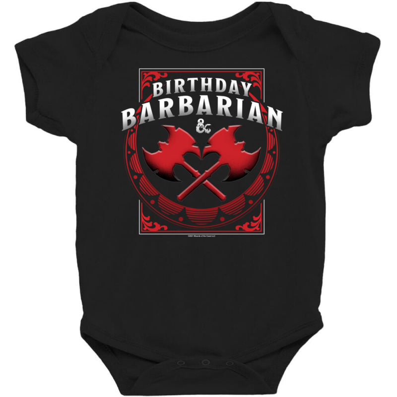 Dungeons & Dragons Birthday Barbarian Baby Bodysuit by hotoancuong | Artistshot