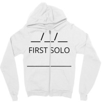 First Solo Shirt Tail Flight School Instructor Private Pilot Premium T Zipper Hoodie | Artistshot