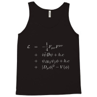 Standard Model Lagrangian Of Particle Physics Higgs Boson T Shirt Tank Top | Artistshot