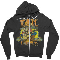 High Time, High Time Vintage, High Time Art, High Time Painting, The H Zipper Hoodie | Artistshot