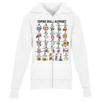 Coping Skills Alphabet, School Counselor, Mental Health T Shirt Youth Zipper Hoodie | Artistshot