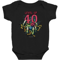 Dungeons & Dragons Birthday Level Up Forty Baby Bodysuit | Artistshot