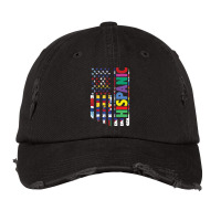 Usa And Latin American Countries Flag Hispanic Heritage Pullover Hoodi Vintage Cap | Artistshot