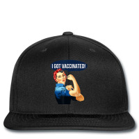 Pro Vaccine Vaccinated Rosie The Riveter Vaccinator T Shirt Printed Hat | Artistshot