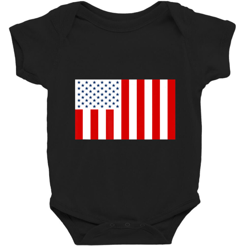 Us American Civil Flag Of Peace Baby Bodysuit by cm-arts | Artistshot