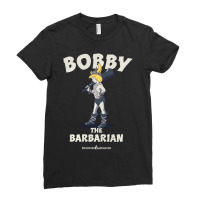 Dungeons & Dragons Bobby The Barbarian Portrait Ladies Fitted T-shirt | Artistshot