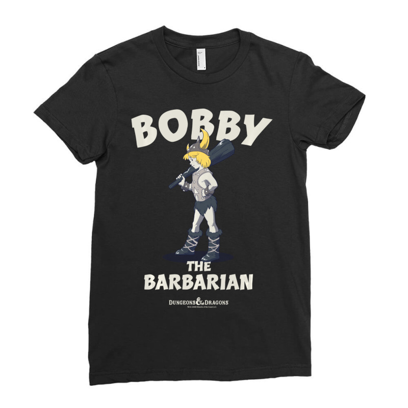 Dungeons & Dragons Bobby The Barbarian Portrait Ladies Fitted T-Shirt by hotoancuong | Artistshot