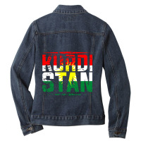 Kurdistan Kurdish Flag Freedom Ladies Denim Jacket | Artistshot