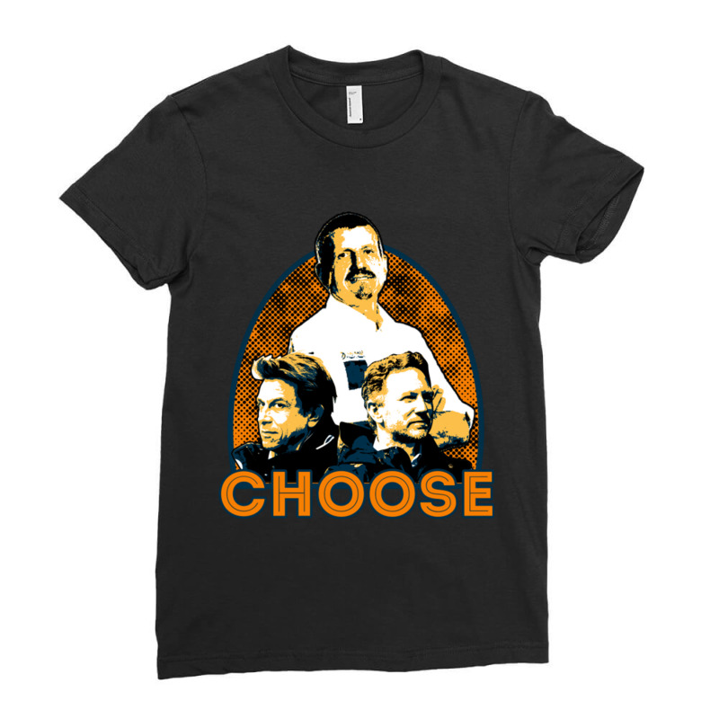 Choose A Team Principal Ladies Fitted T-Shirt by cm-arts | Artistshot