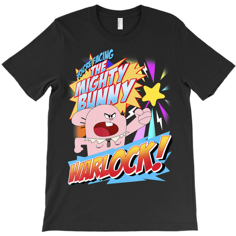 Cn The Amazing World Of Gumball Facing The Bunny Warlock T-shirt | Artistshot