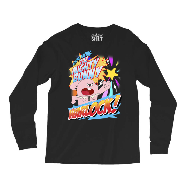 Cn The Amazing World Of Gumball Facing The Bunny Warlock Long Sleeve Shirts | Artistshot