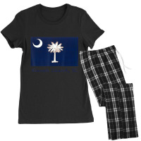 Kiawah Island, South Carolina Usa Flag Women's Pajamas Set | Artistshot