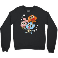 Cn The Amazing World Of Gumball Group Shot Stars Crewneck Sweatshirt | Artistshot