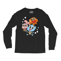 Cn The Amazing World Of Gumball Group Shot Stars Long Sleeve Shirts | Artistshot