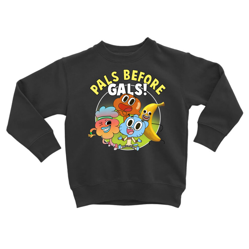 Cn The Amazing World Of Gumball Pals Before Gals Toddler Sweatshirt by ngodieutrinh | Artistshot