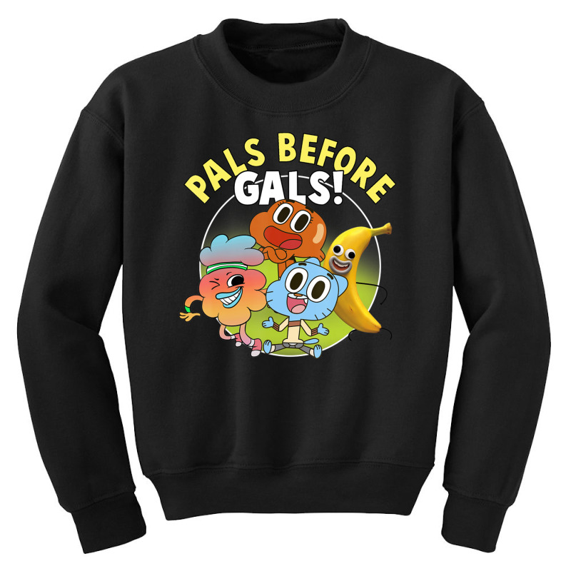 Cn The Amazing World Of Gumball Pals Before Gals Youth Sweatshirt by ngodieutrinh | Artistshot