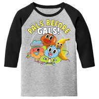 Cn The Amazing World Of Gumball Pals Before Gals Youth 3/4 Sleeve | Artistshot