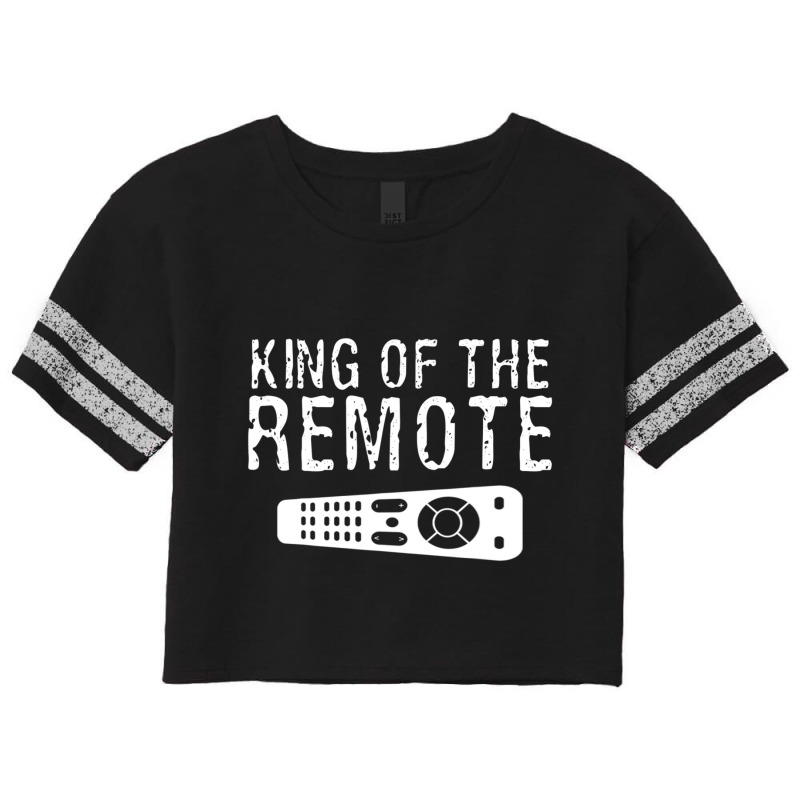 King Of The Remote Man Thing Scorecard Crop Tee by Mello Greenwood | Artistshot