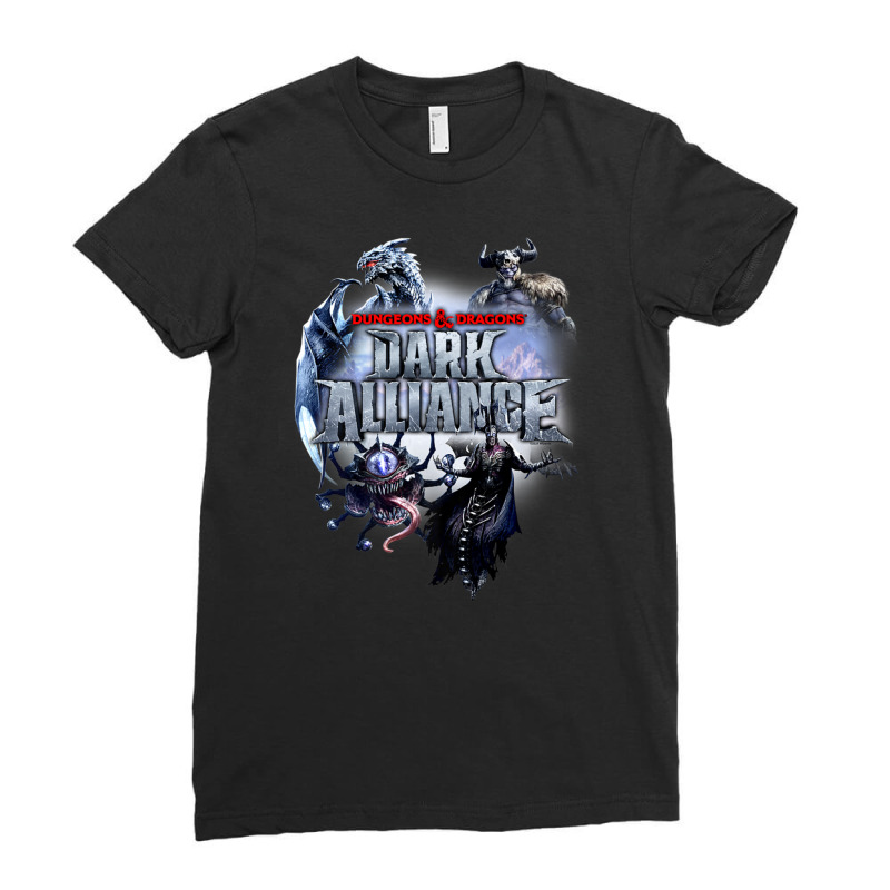 Dungeons & Dragons Dark Alliance Bosses Unite Ladies Fitted T-Shirt by hotoancuong | Artistshot