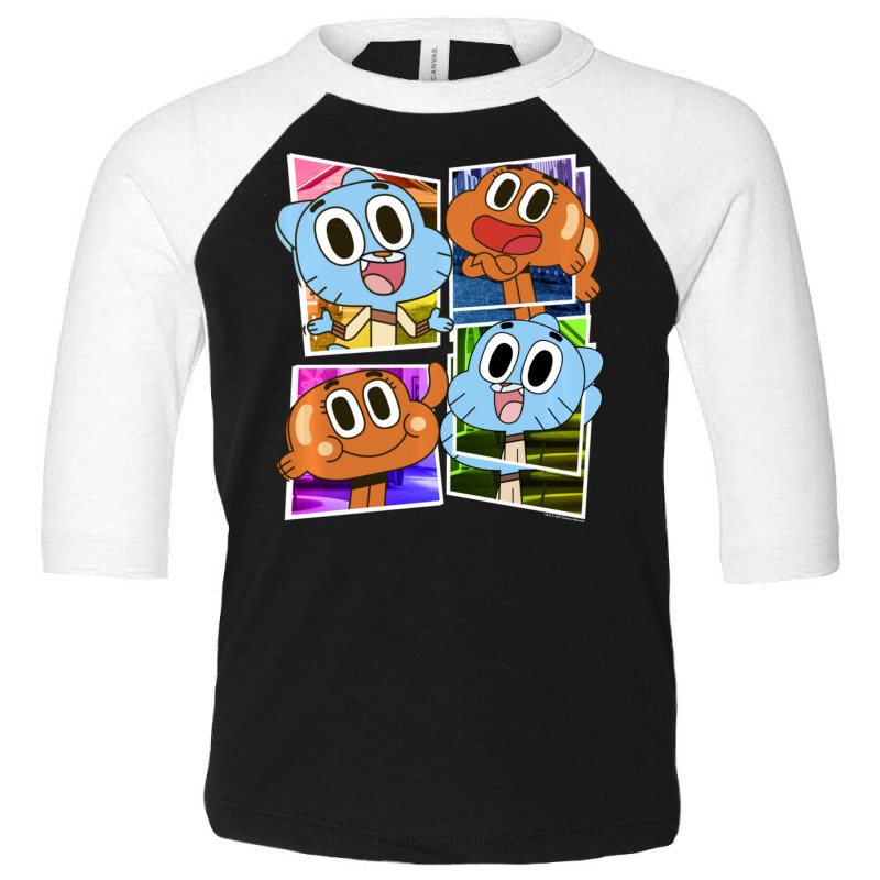 Cn The Amazing World Of Gumball Photo Box Up Toddler 3/4 Sleeve Tee by ngodieutrinh | Artistshot