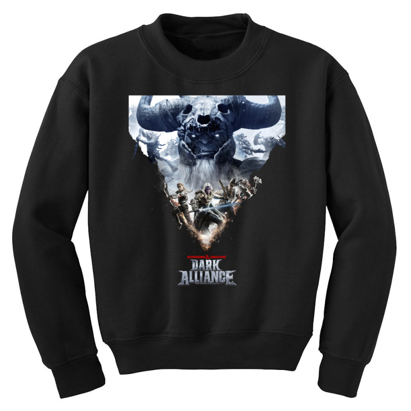 Dungeons & Dragons Dark Alliance Group Shot Action Pose Youth Sweatshirt by hotoancuong | Artistshot