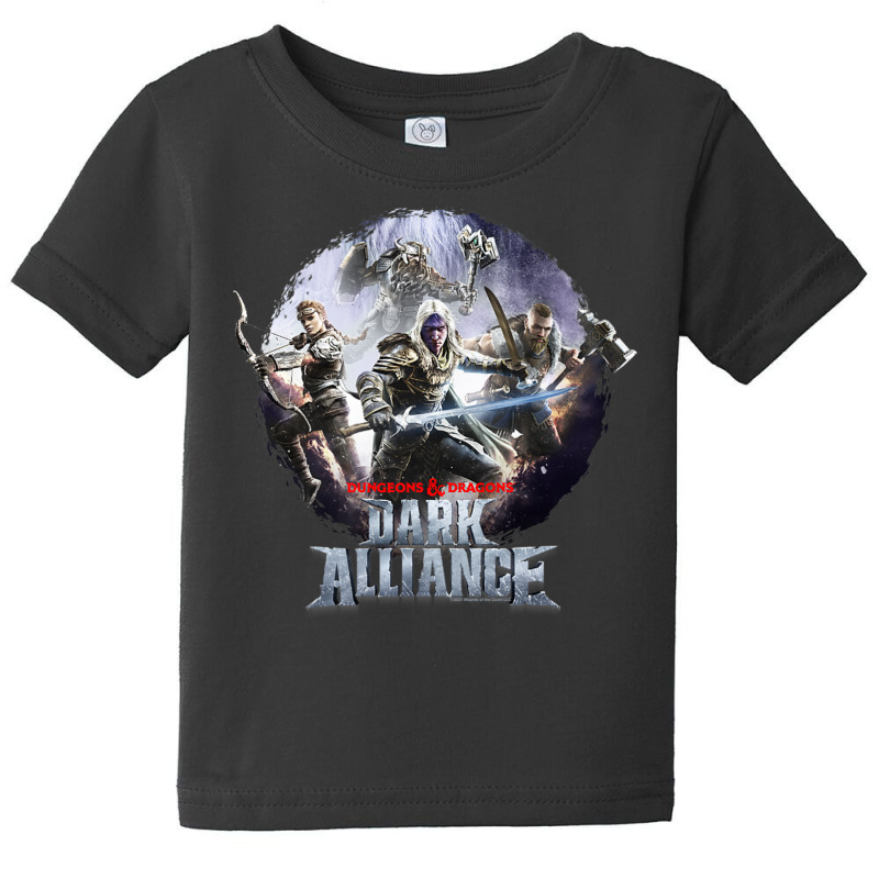 Dungeons & Dragons Dark Alliance Group Shot Circle Lock Up Baby Tee by hotoancuong | Artistshot