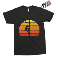 Retro Vintage Lineman Line Worker Utility Pole Lineman Exclusive T-shirt | Artistshot