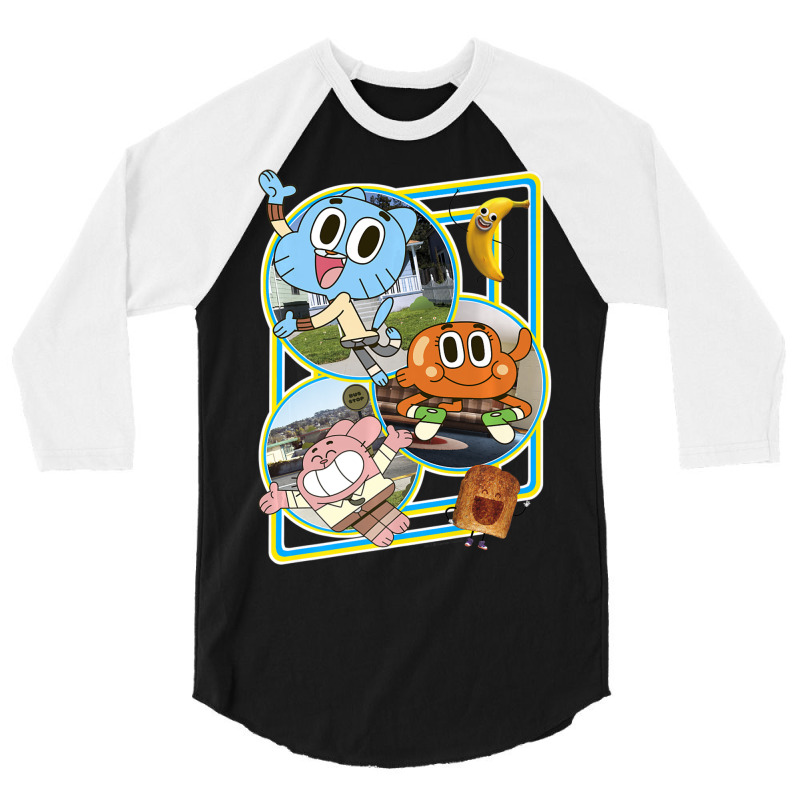 Cn The Amazing World Of Gumball The Boys 3/4 Sleeve Shirt | Artistshot