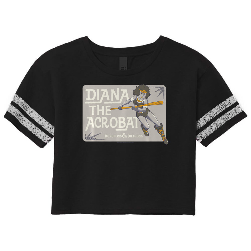 Dungeons & Dragons Diana The Acrobat Panel Scorecard Crop Tee by hotoancuong | Artistshot