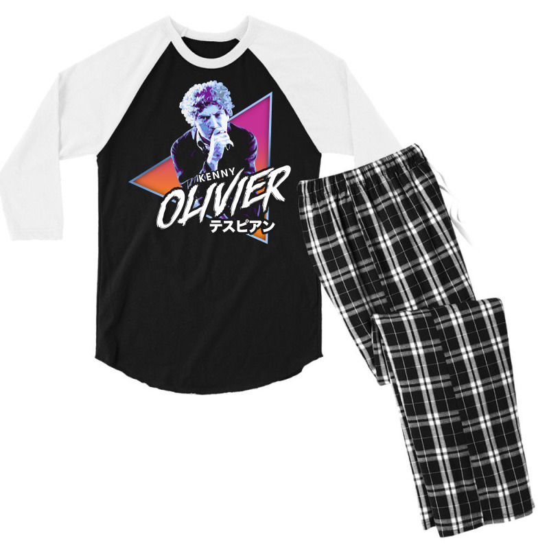 Kenny Olivier, The Kenny Olivier, Kenny Olivier Art, Kenny Olivier Vin Men's 3/4 Sleeve Pajama Set | Artistshot