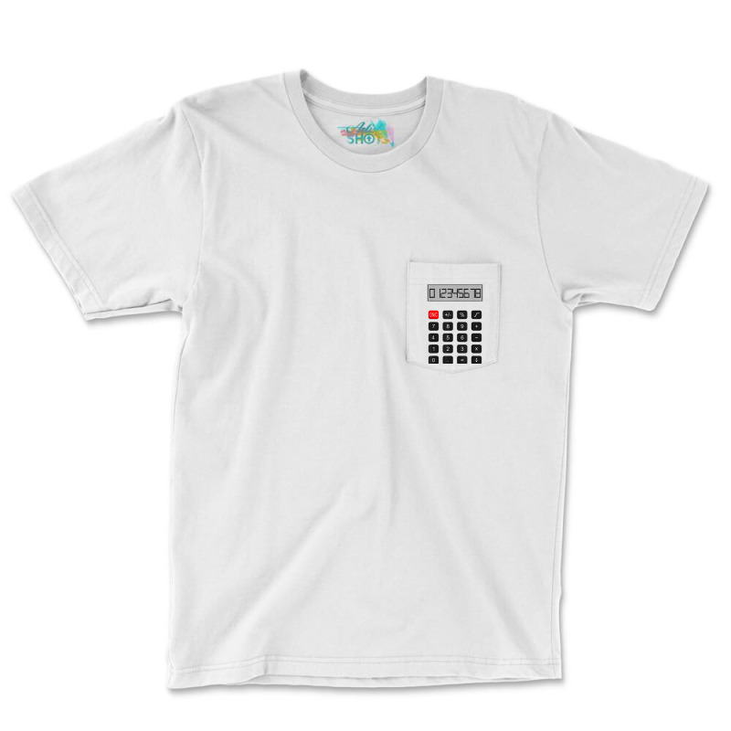 Calculator Halloween Costume Pretend I'm A Calculator T Shirt Pocket T-Shirt by zheralalumo | Artistshot