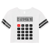 Calculator Halloween Costume Pretend I'm A Calculator T Shirt Scorecard Crop Tee | Artistshot