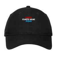 Lunatic Country Music Person   Patriotic Red, White & Blue Long Sleeve Adjustable Cap | Artistshot