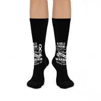 Alagille Syndrome Doesn't Come With A Manual Warrior T Shirt Crew Socks | Artistshot