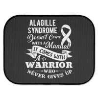 Alagille Syndrome Doesn't Come With A Manual Warrior T Shirt Rear Car Mat | Artistshot