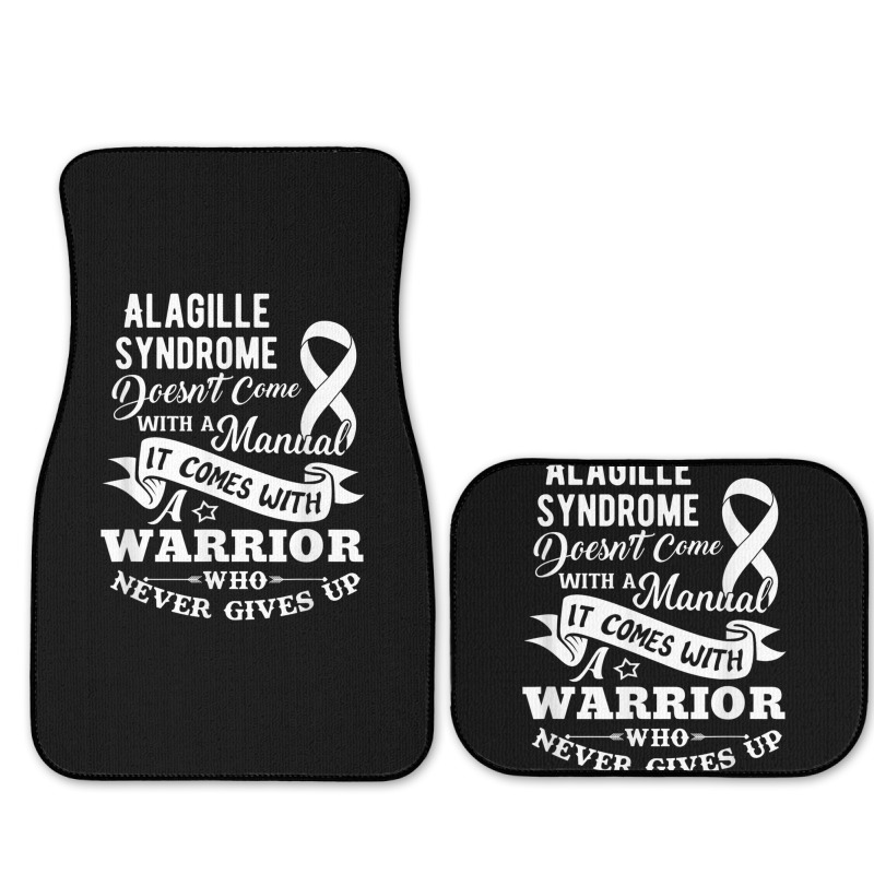 Alagille Syndrome Doesn't Come With A Manual Warrior T Shirt Full Set Car Mats | Artistshot