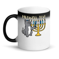 Meowzel Tov Jewish Cat Funny Hanukkah Chanukah Pjs Women Magic Mug | Artistshot