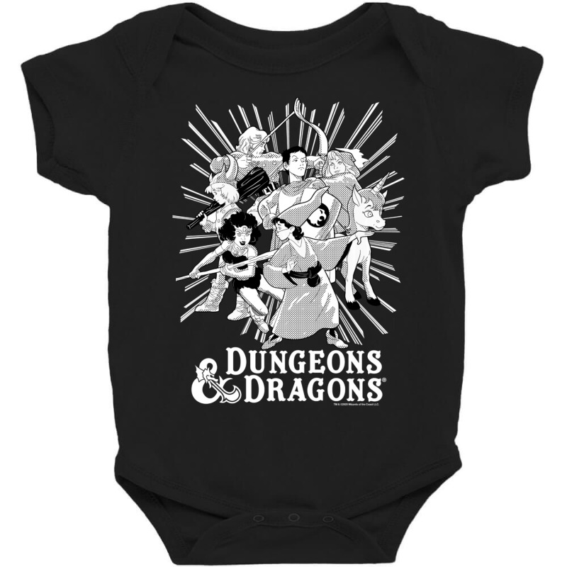 Dungeons & Dragons Group Shot Ray Portrait Baby Bodysuit by hotoancuong | Artistshot