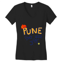 Pune Tithe Kay Une Women's V-neck T-shirt | Artistshot