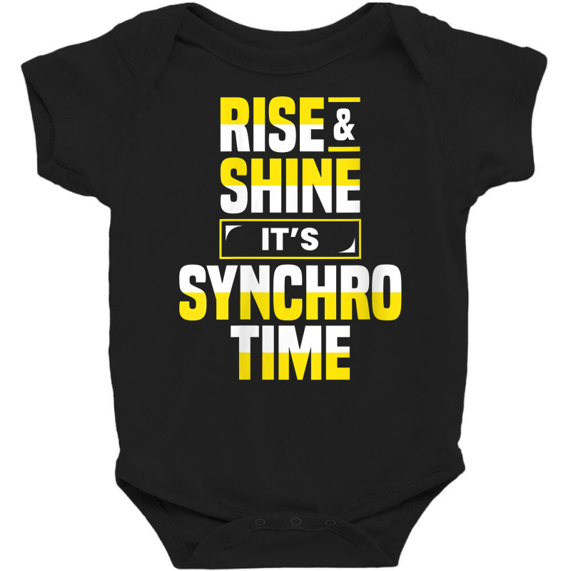 Womens Synchro Time Synchronized Swimming Artistic Swimmer Apparel V N Baby Bodysuit by cm-arts | Artistshot