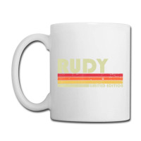 Rudy Name Personalized Retro Vintage Birthday Coffee Mug | Artistshot